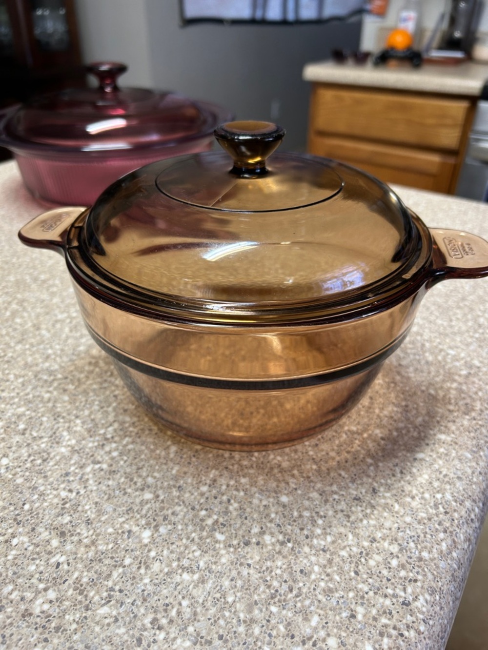 Visions Amber 1.5L Glass Casserole with Lid - made in France 🇫🇷
